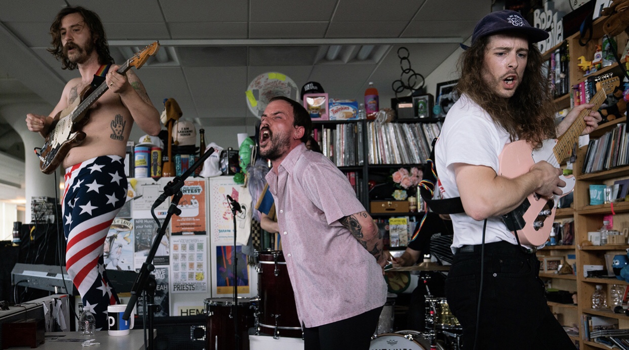 Watch Idles’ High Energy NPR Tiny Desk Concert